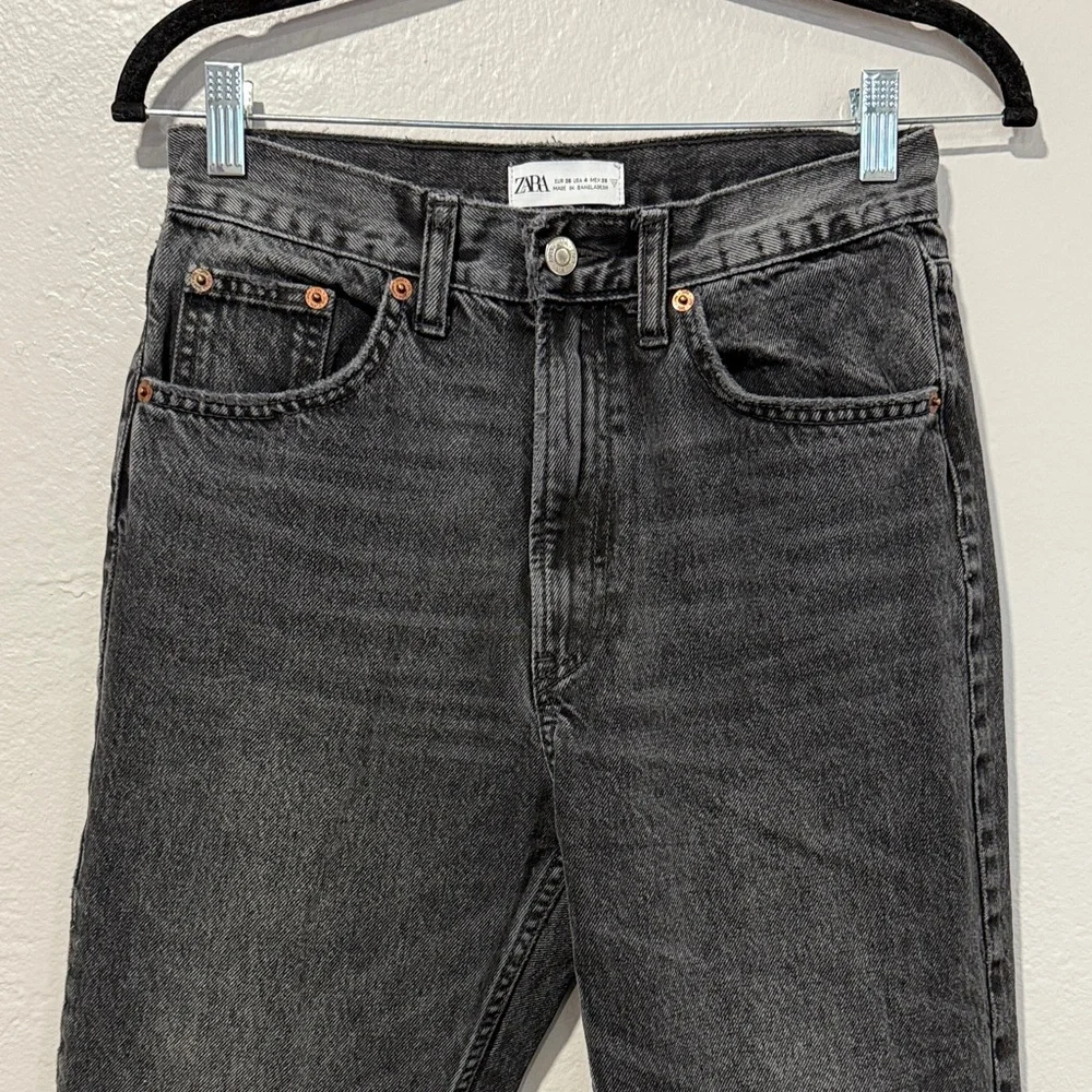 Zara Charcoal Denim Pants